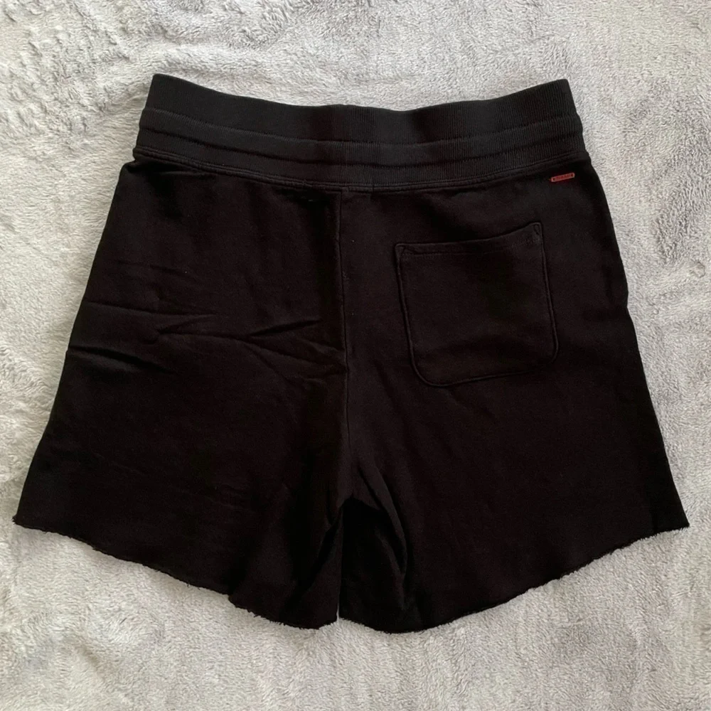 N:philanthropy Black Coco Tie Waist Shorts Distressed Small
